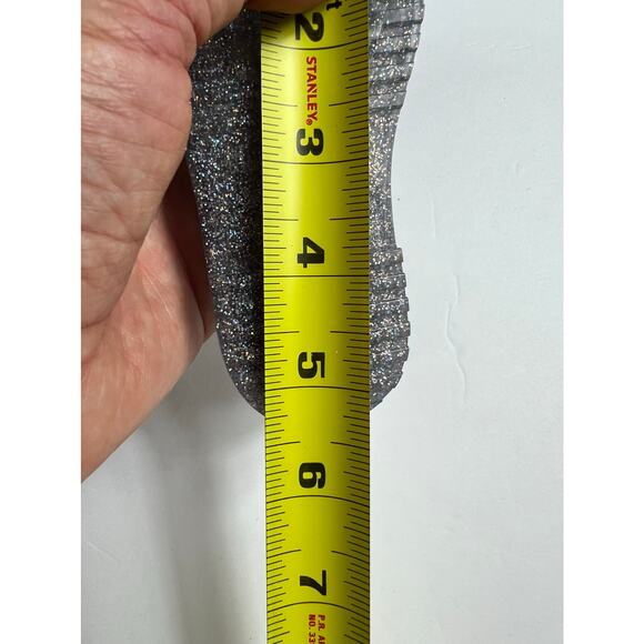 NEW Mini Melissa Mini Mia + Fabula II Sparkle Silver Jelly Sandals 6 toddler - Picture 7 of 7